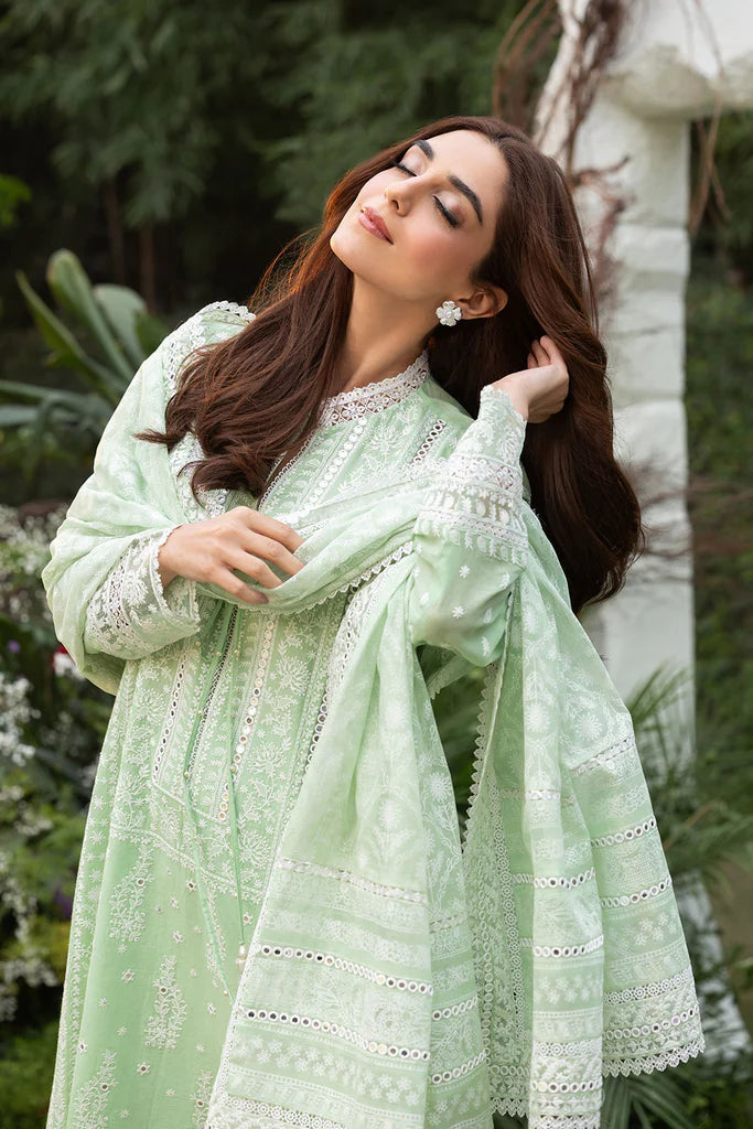 SOBIA NASIR LUXURY EMBROIDERED LAWN - 3 PC UNSTITCHED