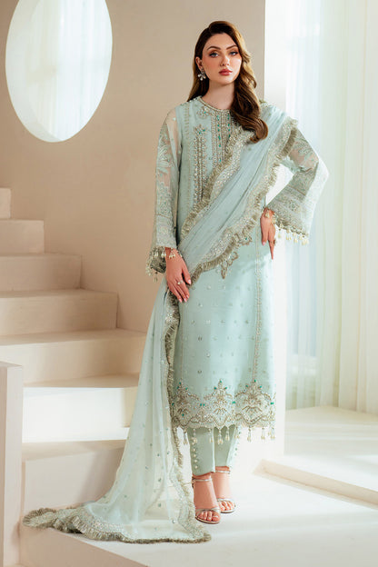 ALIZEH LUXURY CHIFFON EMBROIDERED - 3 PC UNSTITCHED