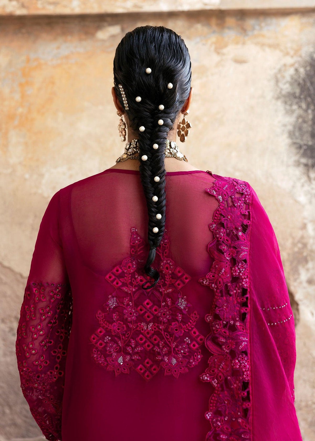 SARDINIA LUXURY EMBROIDERED CHIFFON - 3 PC UNSTITCHED