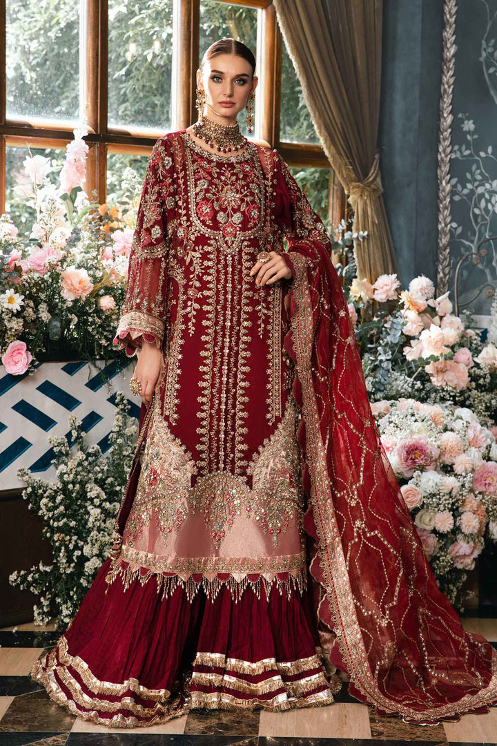 MARIA B LUXURY WEDDING EMBROIDERED ORGANZA - 3 PC UNSTITCHED