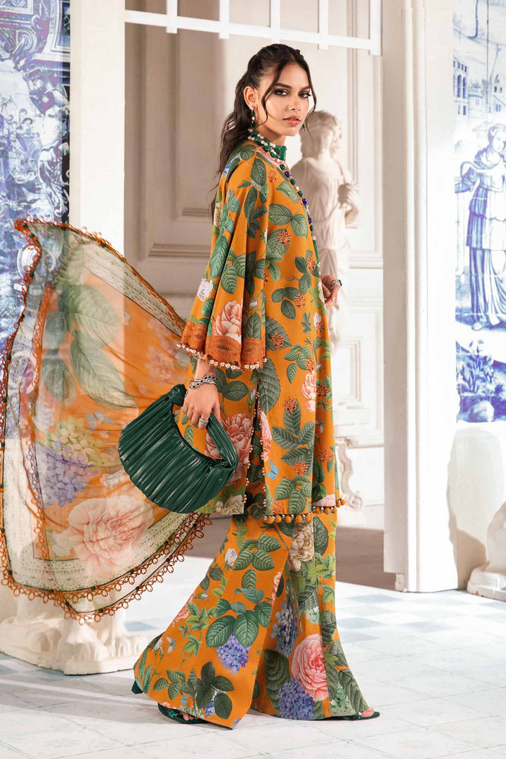 MARIA B FORMALS PRINTED EMBROIDERED LAWN - 3 PC UNSTITCHED