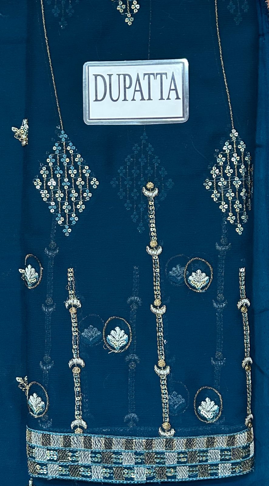 RAMSHA LUXURY EMBROIDERED CHIFFON - 3 PC UNSTITCHED