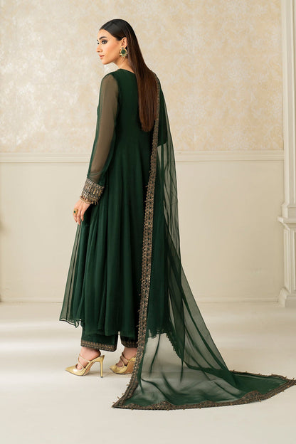 BAROQUE EMBROIDERED CHIFFON - 3 PC UNSTITCHED
