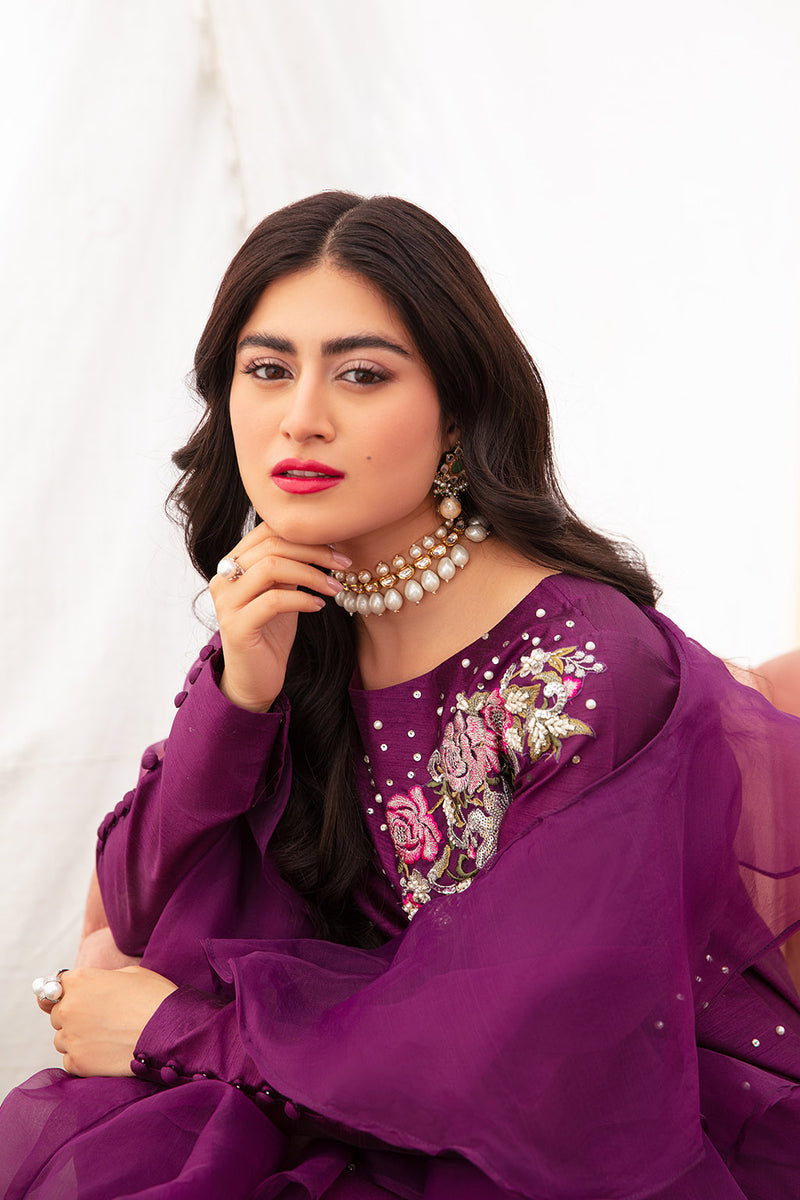 VANYA EMBROIDERED RAW SILK - 3 PC UNSTITCHED