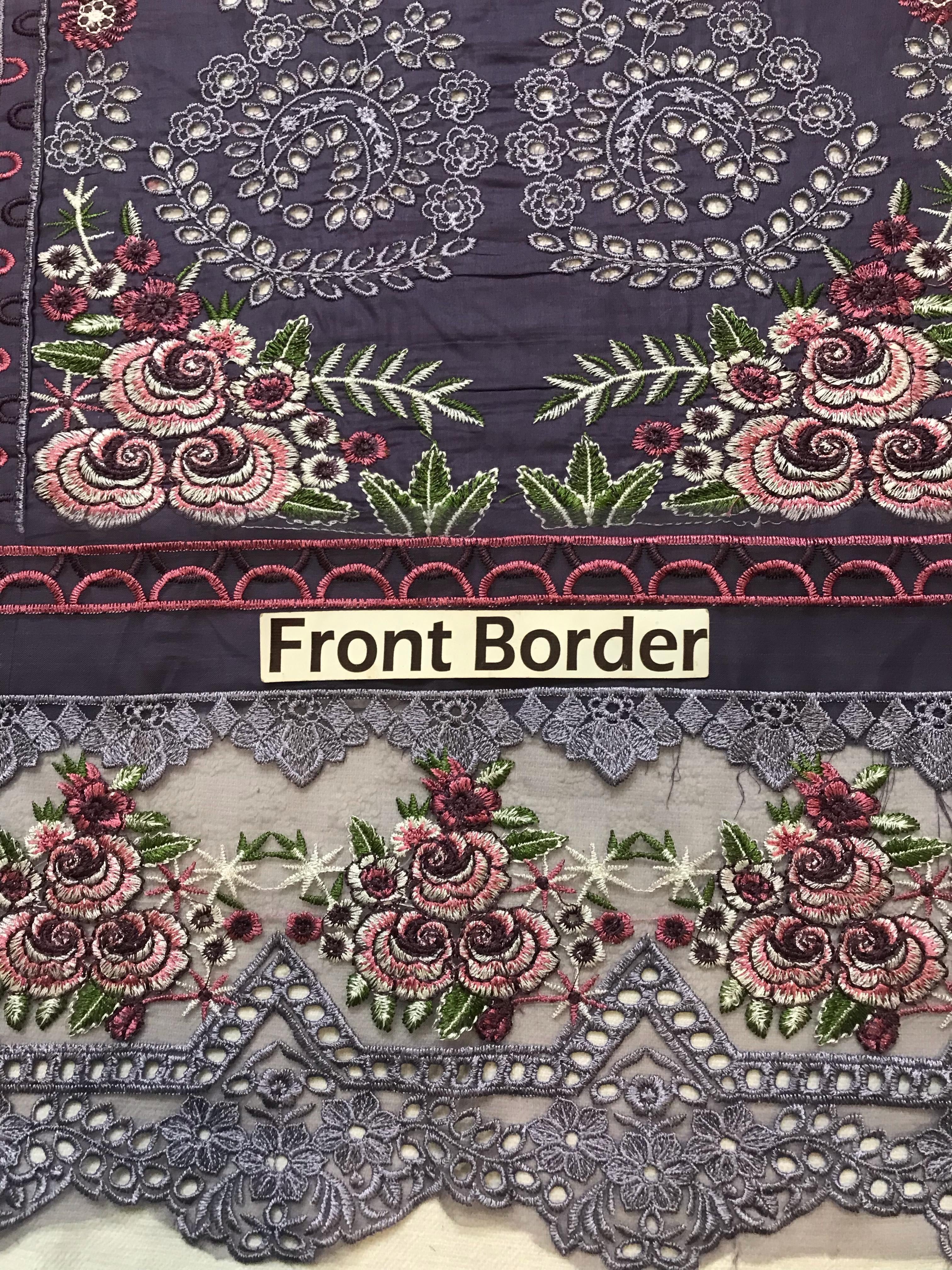 JADE CHIKANKARI EMBROIDERED LAWN - 3 PC UNSTITCHED