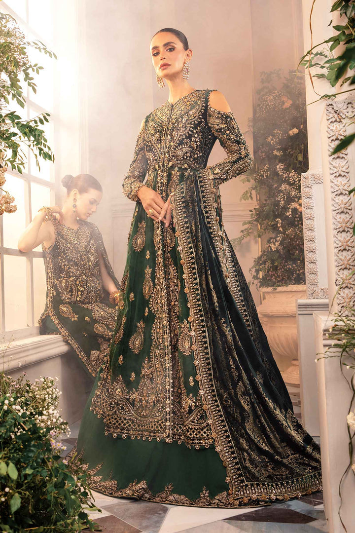 MARIA B LUXURY WEDDING EMBROIDERED VELVET - 3 PC UNSTITCHED
