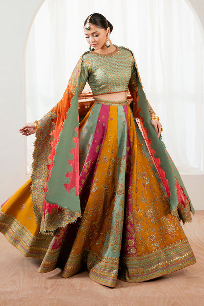BAROQUE LUXURY EMBROIDERED SILK MAXI - 3 PC UNSTITCHED