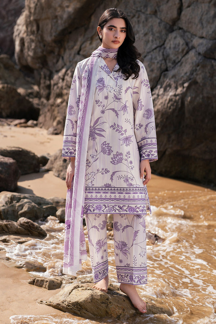 JAZMIN PRINTED & EMBROIDERED LAWN - 3 PC UNSTITCHED