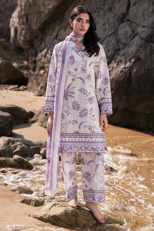 JAZMIN PRINTED & EMBROIDERED LAWN - 3 PC UNSTITCHED