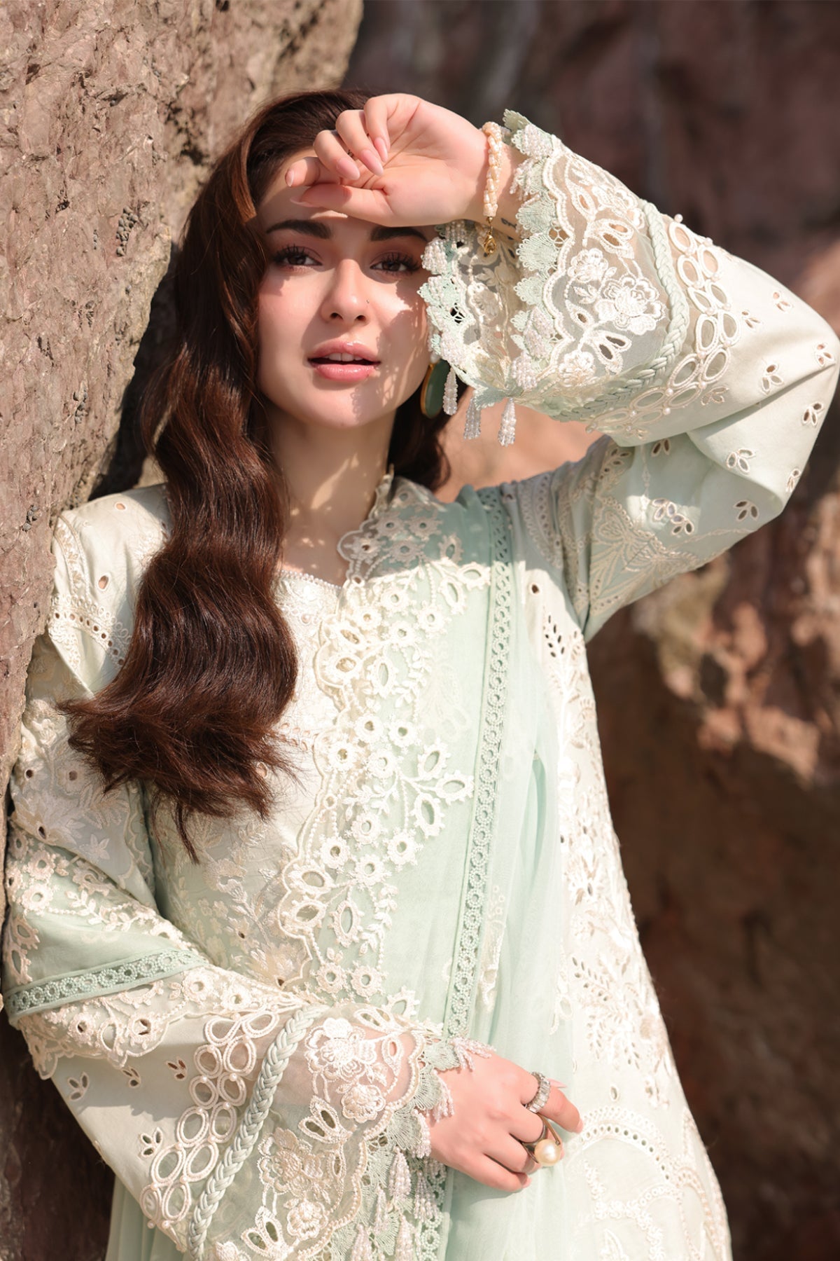 IMROZIA LUXURY EMBROIDERED CHIKANKARI LAWN - 3 PC UNSTITCHED