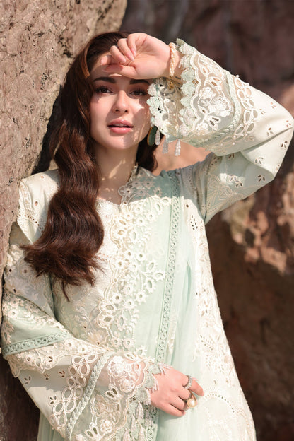 IMROZIA LUXURY EMBROIDERED CHIKANKARI LAWN - 3 PC UNSTITCHED
