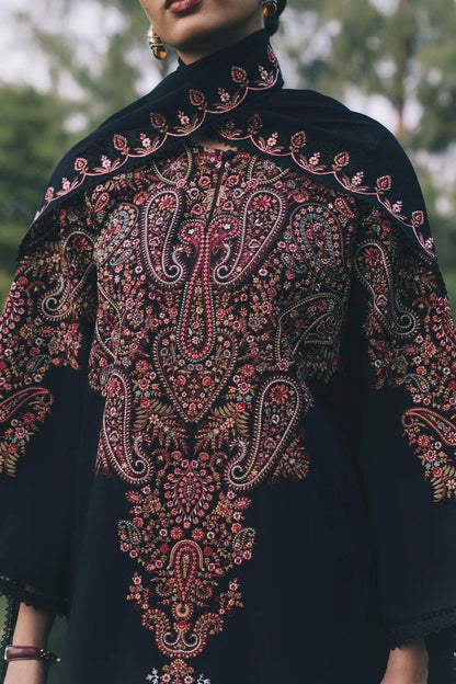 ZARA SHAHJAHAN EMBROIDERED LAWN - 3 PC UNSTITCHED