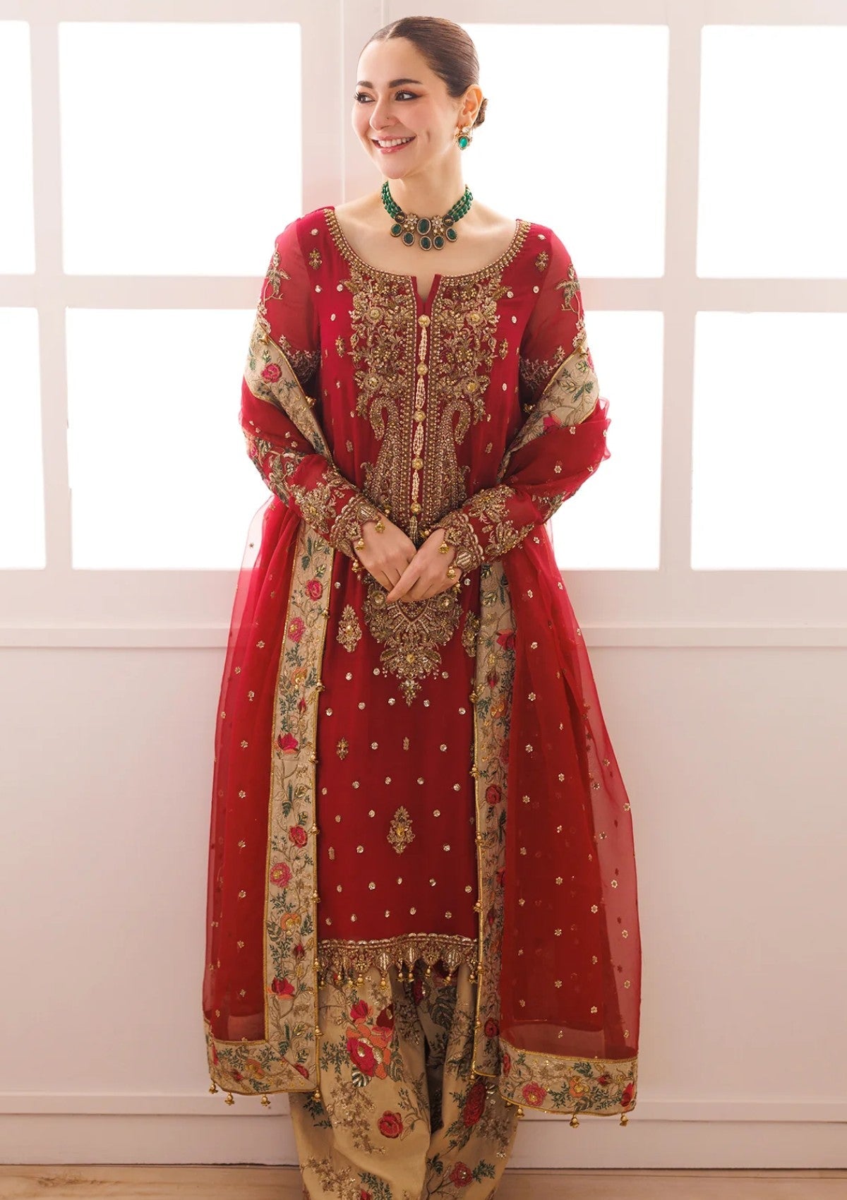 CHARIZMA EMBROIDERED CHIFFON DRESS - 3 PC UNSTITCHED