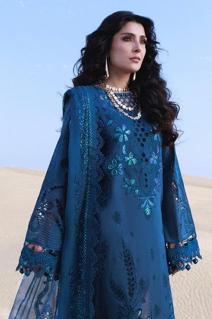 NUREH LUXURY EMBROIDERED LAWN - 3 PC UNSTITCHED