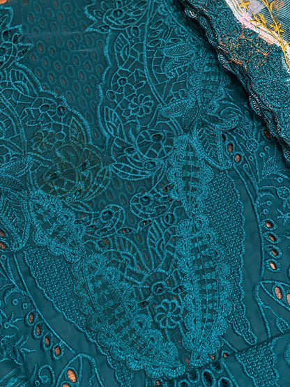 SOBIA NAZIR EMBROIDERED CHIKANKARI LAWN - 3 PC UNSTITCHED