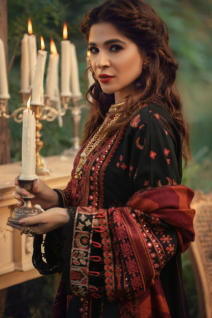 MARYAM HUSSAIN EMBROIDERED LAWN - 3 PC UNSTITCHED