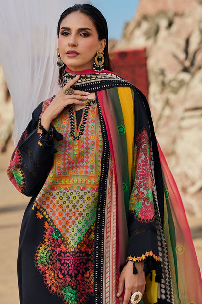 CHARIZMA LUXURY EMBROIDERED SWISS LAWN - 3 PC UNSTITCHED