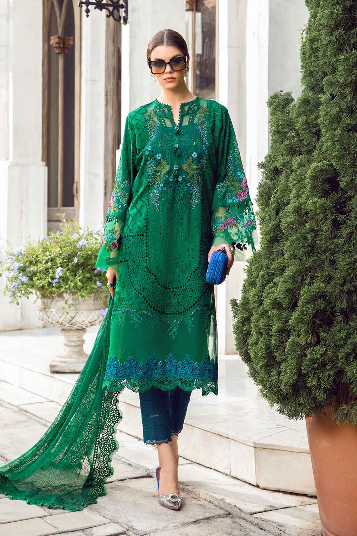 MARIA B LUXURY EMBROIDERED CHIKANKARI LAWN - 3 PC UNSTITCHED