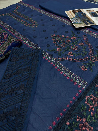 MARIA B FORMALS EMBROIDERED LAWN - 3 PC UNSTITCHED