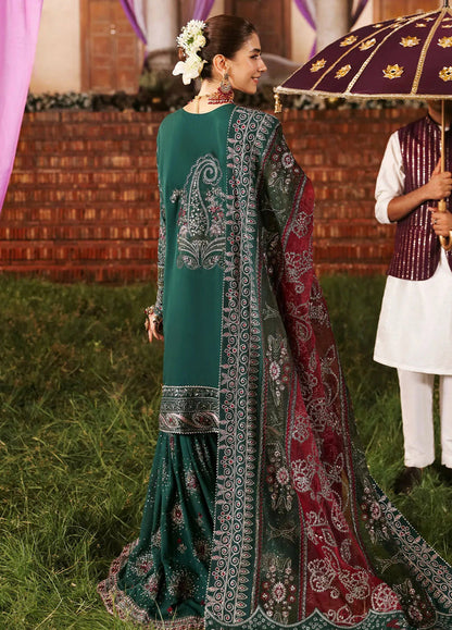 NUREH LUXURY EMBROIDERED CHIFFON - 3 PC UNSTITCHED