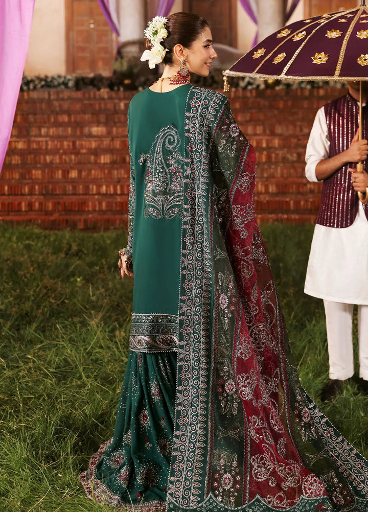 NUREH LUXURY EMBROIDERED CHIFFON - 3 PC UNSTITCHED