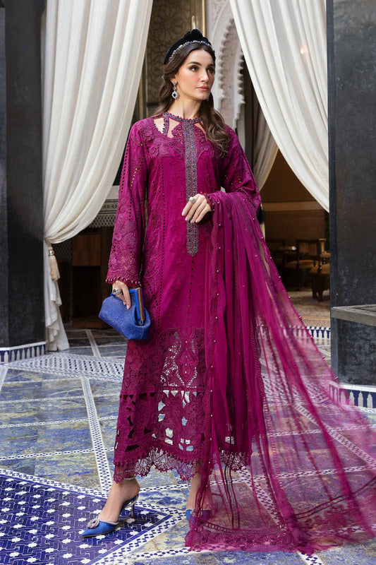 MARIA B LUXURY EMBROIDERED CHIKANKARI LAWN - 3 PC UNSTITCHED