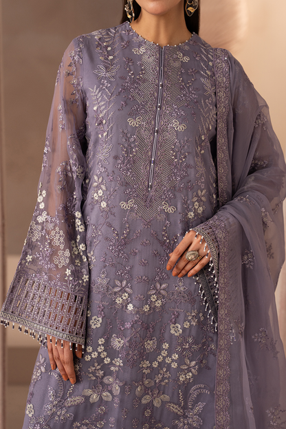 LAVISH PREMIUM EMBROIDERED CHIFFON DRESS - 3 PC UNSTITCHED