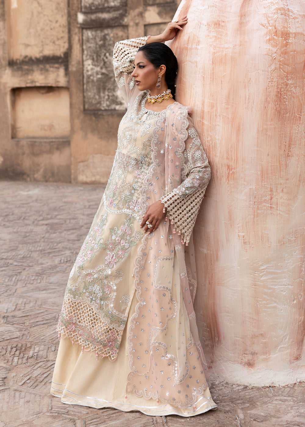 SARDINIA LUXURY EMBROIDERED LAWN - 3 PC UNSTITCHED