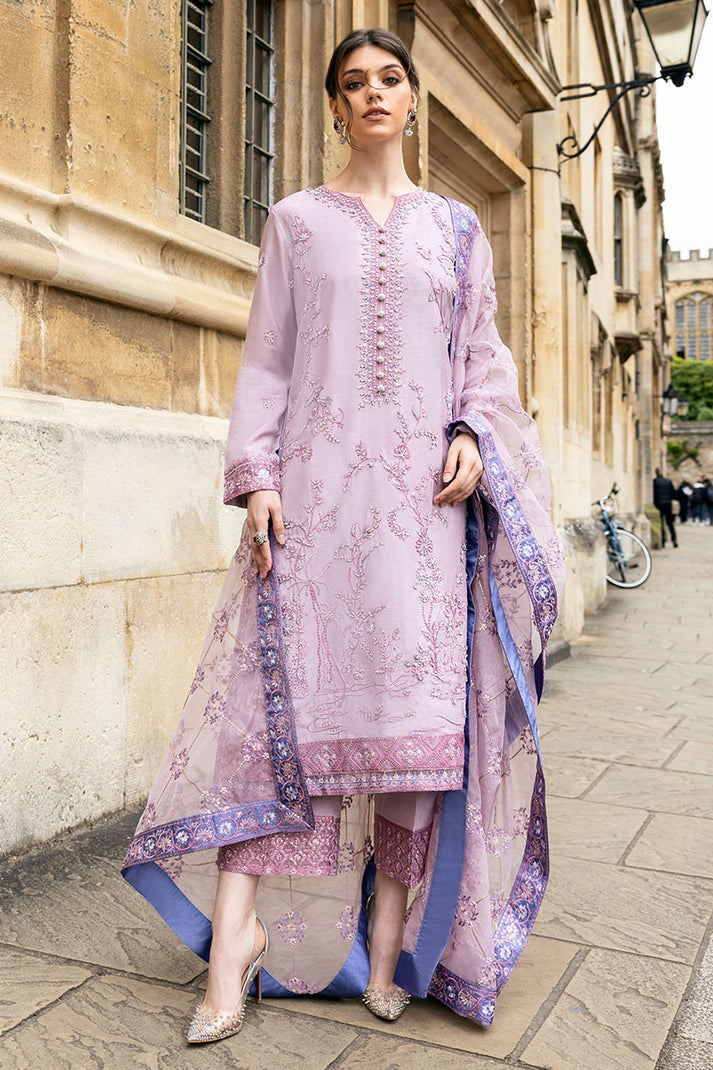 MUSHQ LUXURY EMBROIDERED SILK - 3 PC UNSTITCHED