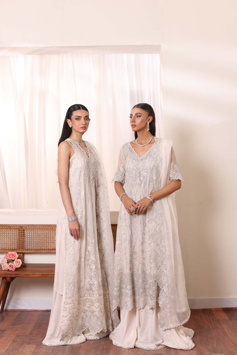 NOOR BY SADIA ASAD LUXURY EMBROIDERED CHIFFON - 3 PC UNSTITCHED