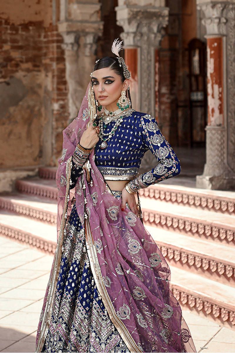 MOSHIN NAVEED RANJHA SHAHTAJ LUXURY WEDDING ORGANZA - 3 PC UNSTITCHED