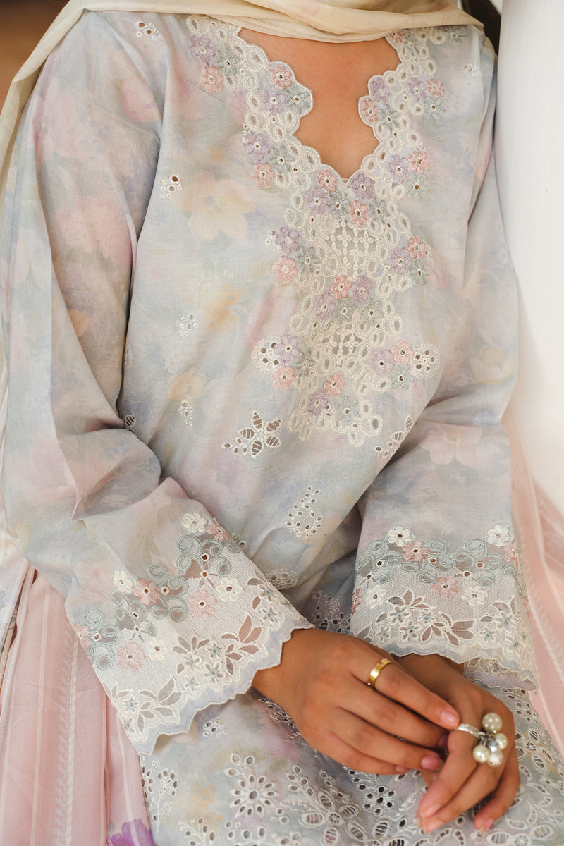BAROQUE FORMALS EMBROIDERED LAWN - 3 PC UNSTITCHED