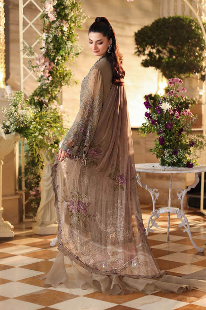 MARIA B PREMIUM EMBROIDERED CHIFFON - 3 PC UNSTITCHED