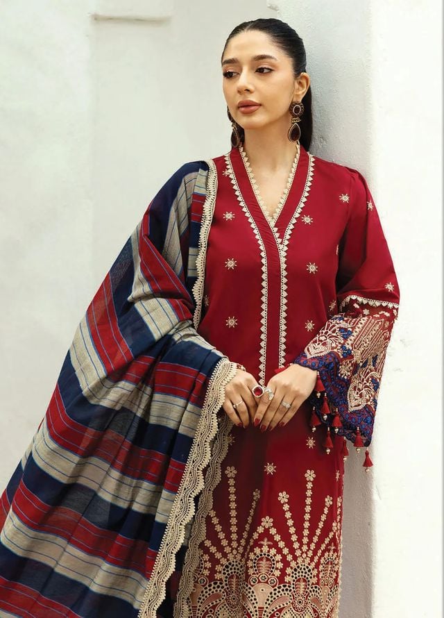 ZAINAB CHOTTANI EMBROIDERED LAWN - 3 PC UNSTITCHED