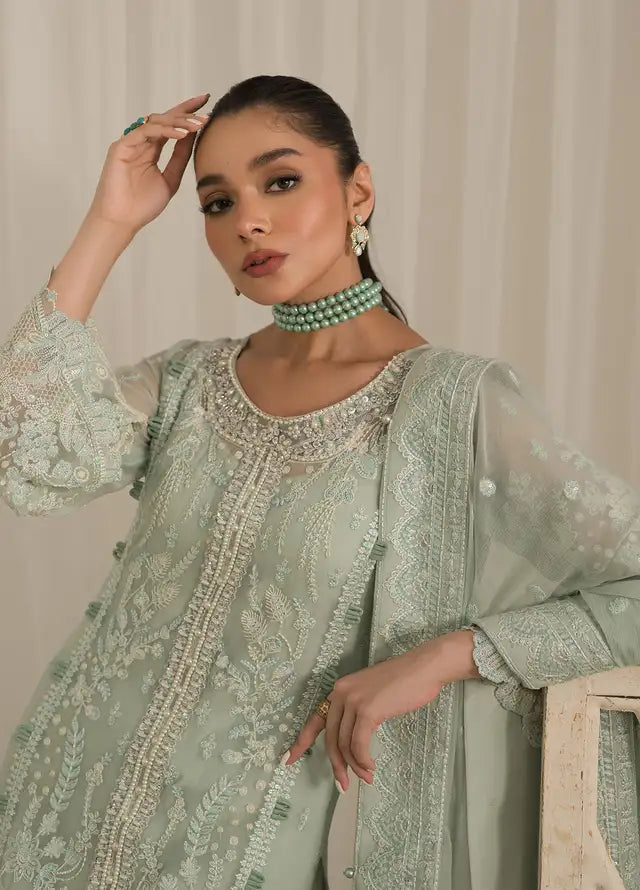 GULAAL LUXURY EMBROIDERED CHIFFON - 3 PC UNSTITCHED