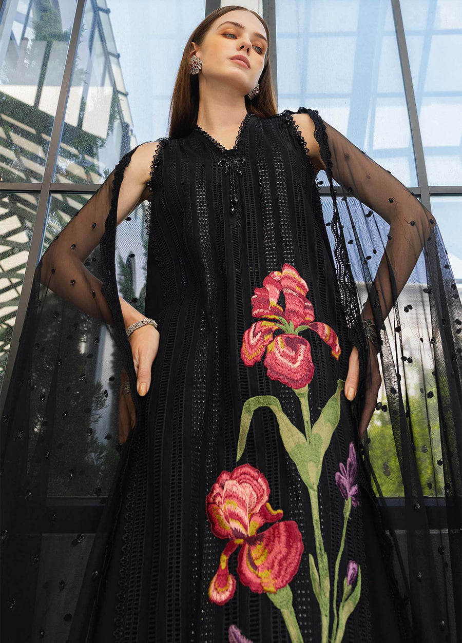 MARIA B LUXURY EMBROIDERED CHIFFON - 3 PC UNSTITCHED