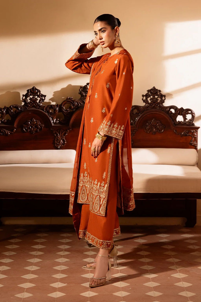 SHEENORA EMBROIDERED LAWN - 3 PC UNSTITCHED