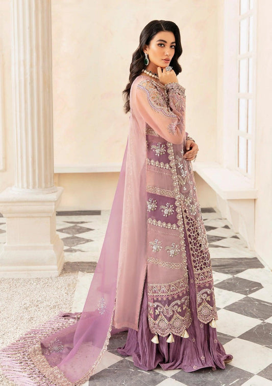 ELAF LUXURY EMBROIDERED ORGANZA HANDWORK - 3 PC UNSTITCHED