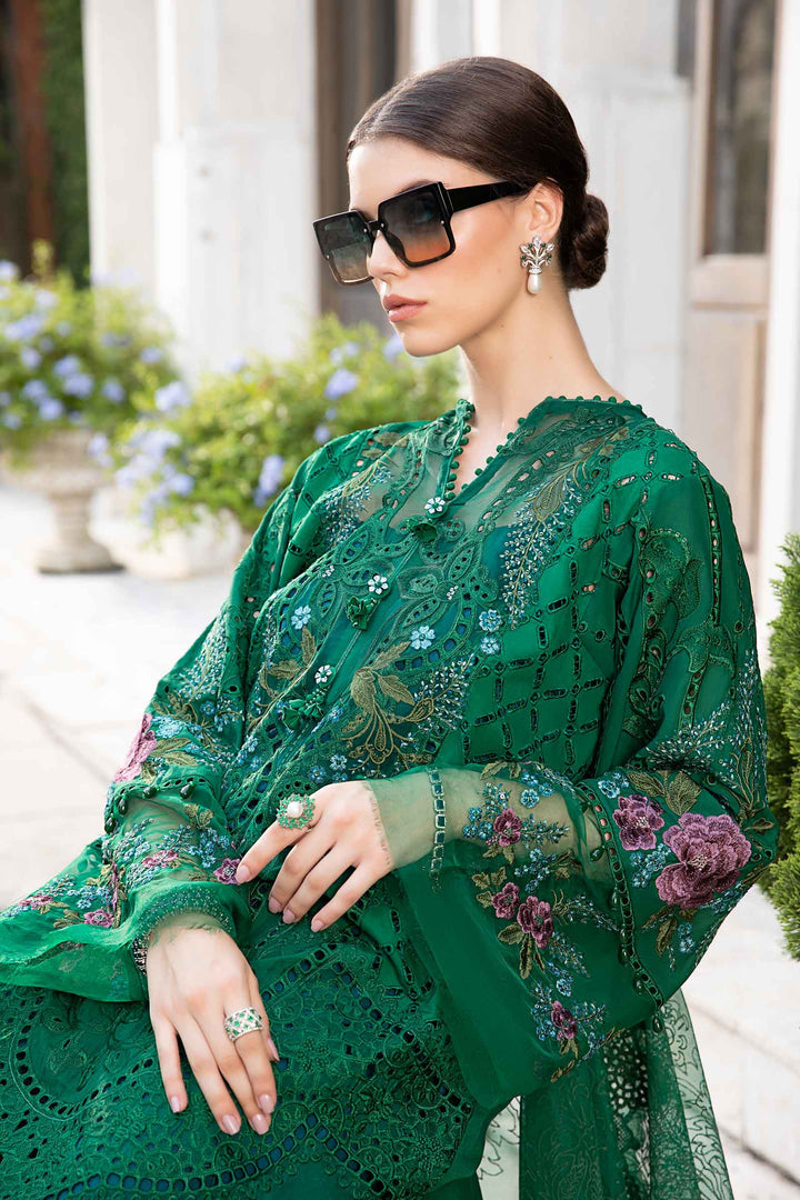 MARIA B LUXURY EMBROIDERED CHIKANKARI LAWN - 3 PC UNSTITCHED