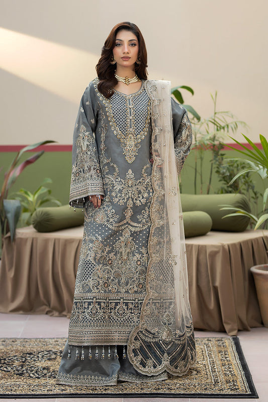 IMROZIA LUXURY EMBROIDERED ORGANZA - 3 PC UNSTITCHED