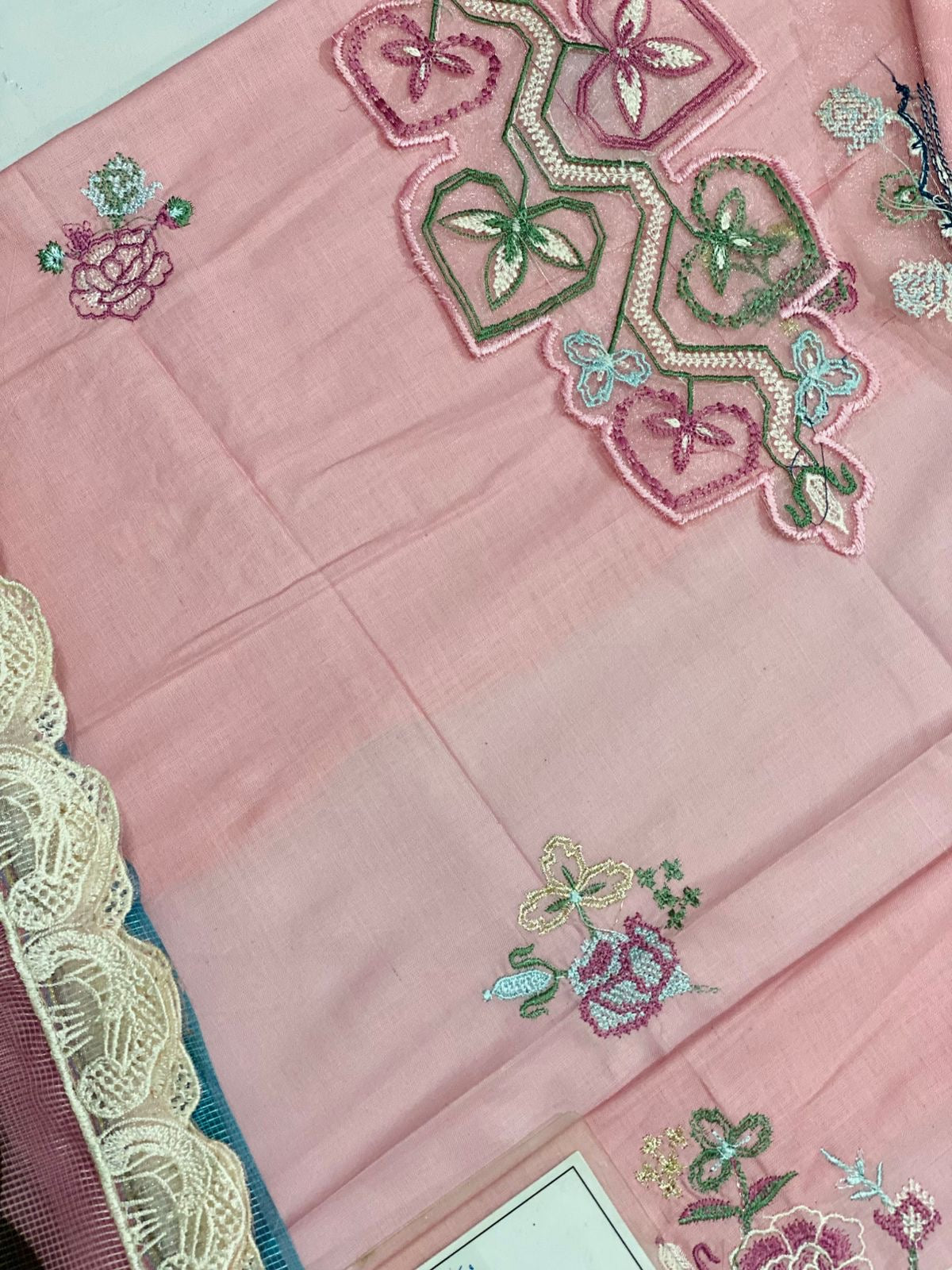 ZARA SHAHJAHAN EMBROIDERED COTTON - 3 PC UNSTITCHED