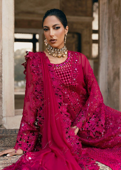 SARDINIA LUXURY EMBROIDERED CHIFFON - 3 PC UNSTITCHED