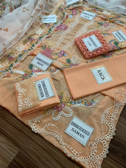 CRIMSON LUXURY EMBROIDERED LAWN - 3 PC UNSTITCHED