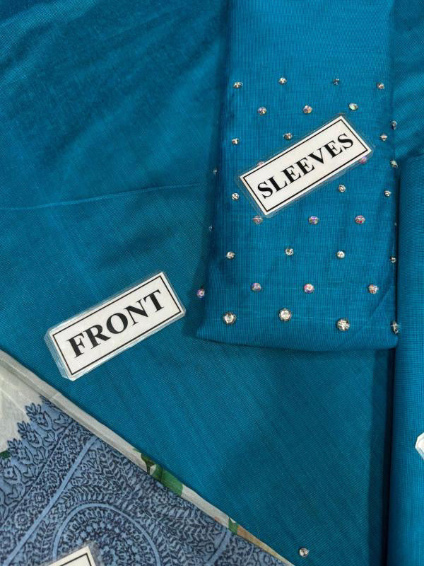 LULUSAR FORMALS DIGITAL PRINTED SILK - 3 PC UNSTITCHED