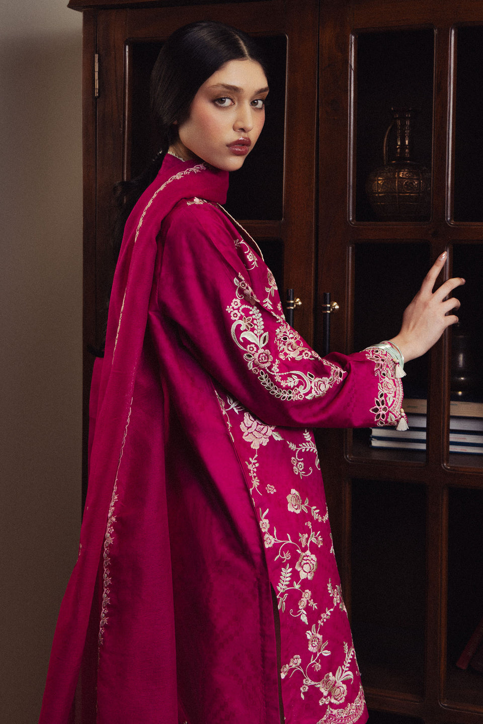 ZARA SHAHJAHAN EMBROIDERED LAWN - 3 PC UNSTITCHED
