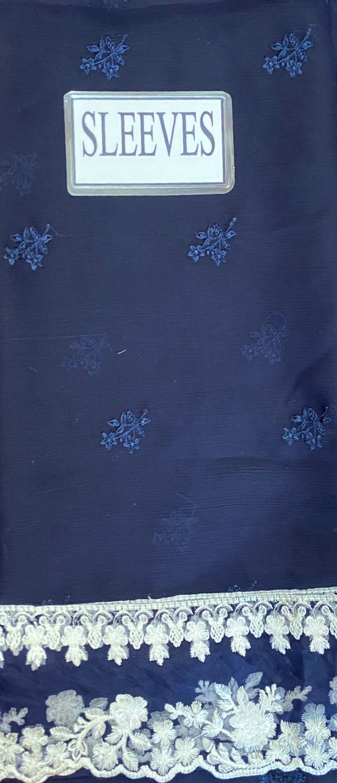 AZURE EMBROIDERED CHIFFON - 3 PC UNSTITCHED