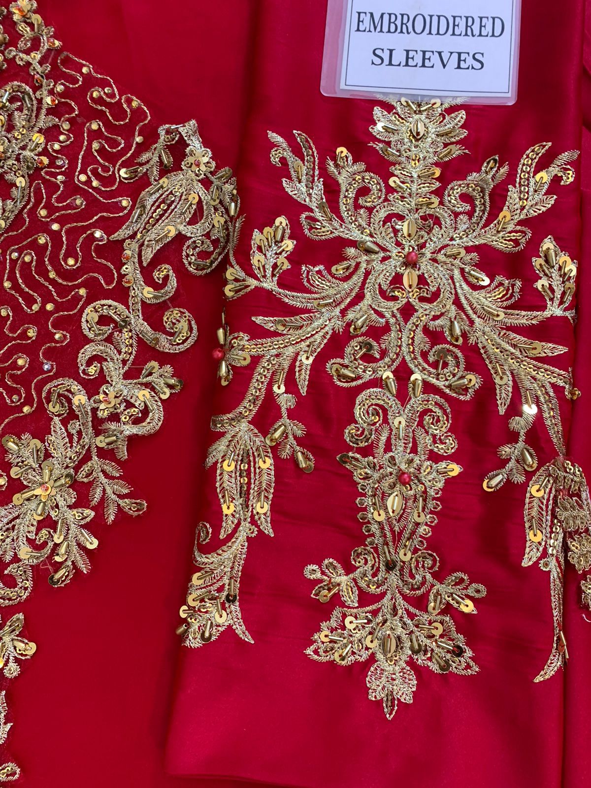MUSFIRAH LUXURY EMBROIDERED CHARMUSE SILK - 3 PC UNSTITCHED