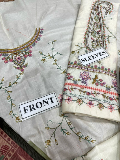 ZARA SHAHJAHAH EMBROIDERED LAWN - 3 PC UNSTITCHED