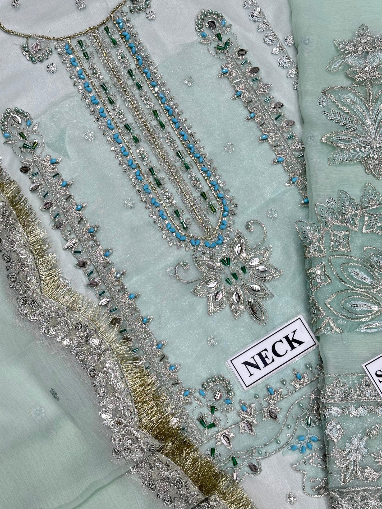 ALIZEH LUXURY CHIFFON EMBROIDERED - 3 PC UNSTITCHED