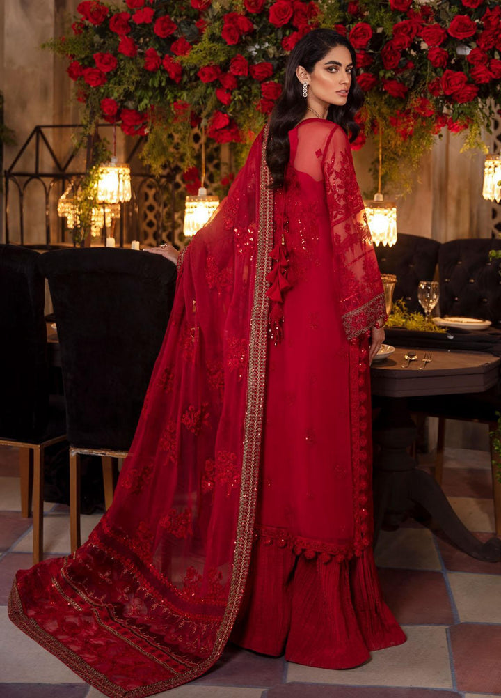 IZNIK LUXURY EMBROIDERED CHIFFON - 3 PC UNSTITCHED